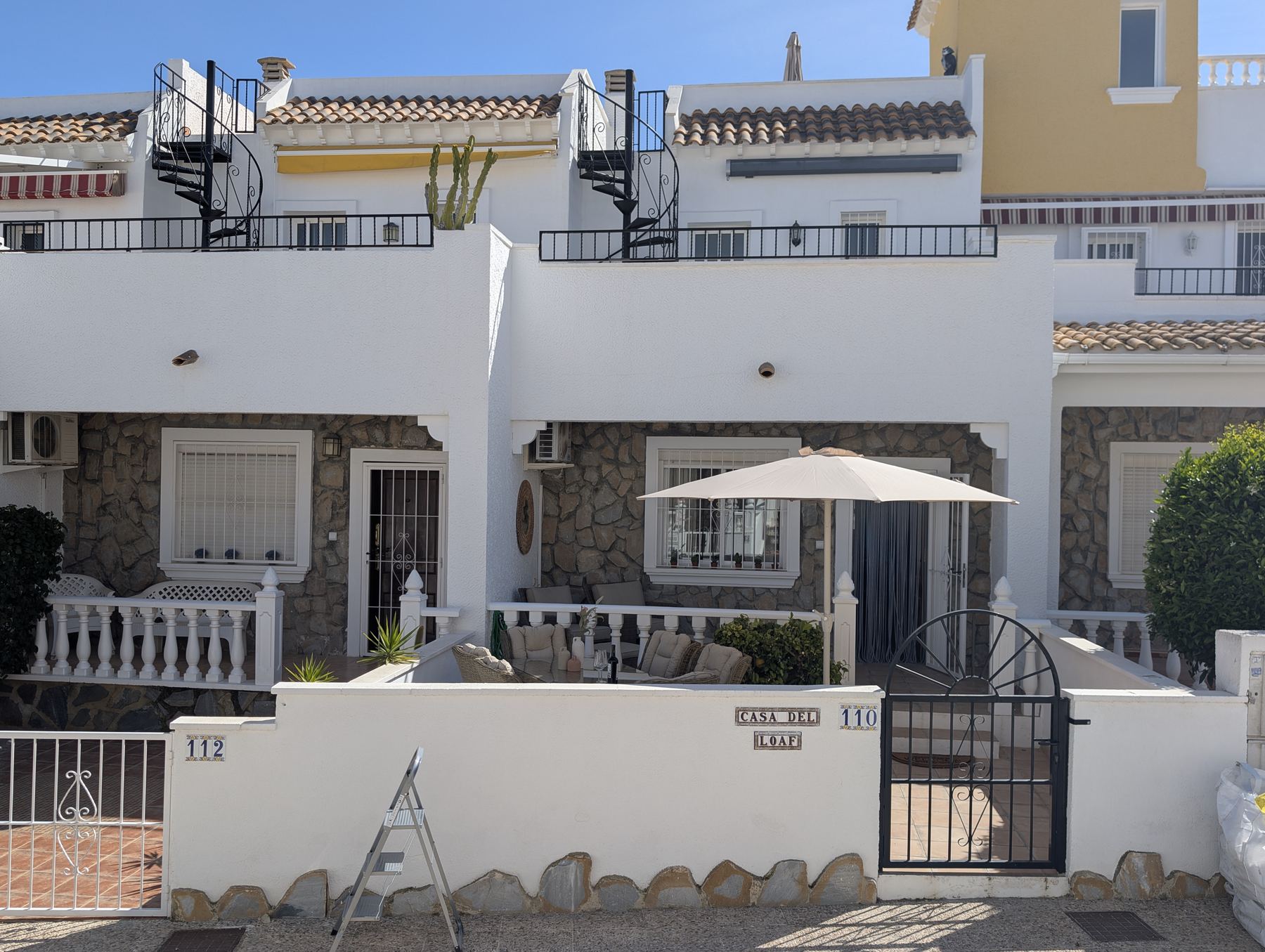 Vakantiehuis met drie terrassen